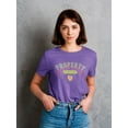 thumbnail image 2 of Property Of No One Drip Ink Shaped T-Shirt Women -Image by Shutterstock, Female Small, 2 of 4