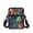 Vibrant Mixed Floral Pattern, variant on Chririnla Crossbody Bags Black Cat Butterfly Floral Portable Crossbody Purse for Running, Polyester Lightweight Shoulder Bag