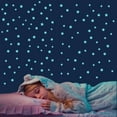 thumbnail image 2 of Glow in the Dark Stars - Glow in the Dark Party Supplies - Blue Glow Stars 100 pieces - Glow in the Dark Stars for the Ceiling, 2 of 5
