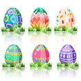 thumbnail image 2 of HongHeng 6Pcs Easter Decoration Plugin Props Decoration Banner Desktop Stereoscopic Card Insertion Decoration Party Supplies, 2 of 7