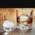 thumbnail image 2 of Basketball Ice Cube Mold, Basketball Shape Ice Cube Tray, Silicone Sphere Ice Mold Make 4 Large Ice Balls for Chilling Whiskey Cocktails Drinks, 2 of 5