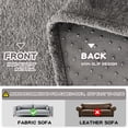 thumbnail image 4 of Funda de sofá MYSKY HOME 3, antideslizante, gris, 231 x 341 cm, 4 of 9