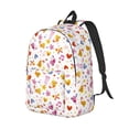 thumbnail image 2 of Balery Cartoon Birds & Flowers Vintage Canvas Backpack for Men and Women - Large Capacity, Durable Travel Laptop Bag for School, Work, Hiking, and Outdoor Activities, 2 of 7
