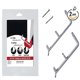 thumbnail image 3 of 2pcs Door Stop Or Prop, Abs Anti-collision Anti-pinch Floor Mount Door Stopper, Door Stops Wall Prop Hold Open, 3 of 4