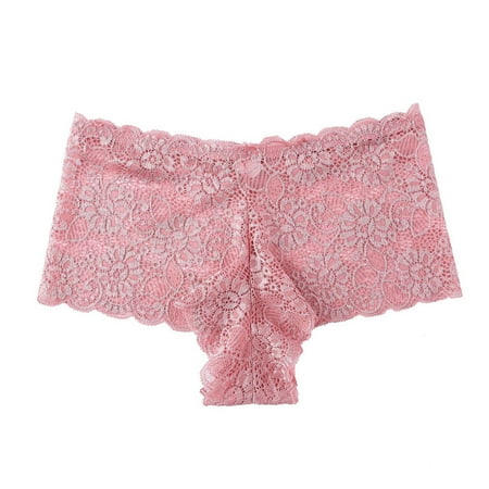 WMTBSRSW Women Underwear Lace Boy Shorts High Waist Lightweight Seamless Soft Cheeky Briefs Panties Comfy Braethable Bikini Panty