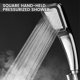thumbnail image 1 of Cabezales de ducha de mano presurizados Cabezal de ducha con forma de rociador de ducha de 300 orificios para baño Muyoka Hogar, 1 of 6
