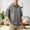 Grey, variant on Vintage Washed Polo Shirts for Men Summer Casual Short Sleeve Collared Quarter Zip Relaxed Fit Work Tshirts Golf Shirt
