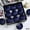 A, variant on A Velvet Glitter Christmas Ball Set 9 Pieces 8Cm Diameter Navy Blue Hanging Ornaments For Christmas Tree Decorations Holiday Party Decor Shiny Decorative Balls