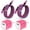 Pink, variant on Type C Charger Block,with 2PACK Android Charger Fast Charging Cable 6ft/10ft 5V/1A Usb Charger Block Wall Adapter Plug Brick Phone Chargers for Android Phone, Block Type C,Purple