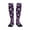 2 Black-2, variant on Purple Camouflage Compression Socks for Women Men Circulation Graduated Supports Socks for Running Athletic Sports