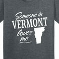 thumbnail image 4 of Inktastic Someone in Vermont Loves Me Youth T-Shirt, 4 of 5
