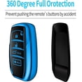 thumbnail image 4 of Key Fob Cover Compatible with Toyota Camry 4Runner Venza RAV4 Prime Land Cruiser Grand Highlander Tacoma Corolla Prius Crown 2025-2026 Keychain Case Holder Protector,Blue, 4 of 5