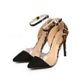 thumbnail image 5 of Liliana DA73 Women Leopard Pointy Toe Lucite D'orsay Stiletto Pump, 5 of 6