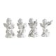 thumbnail image 3 of 4 estatuas de querubines, mini esculturas musicales de resina, accesorio fotográfico, pequeñas figuras de ángeles blancos para oficina,, 3 of 9