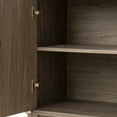 thumbnail image 3 of Sideboard Buffet,Mid Century Modern Storage Cabinet with Doors and Shelves, Boho Style Wooden Buffet Cabinet for Living Room, 3 of 9