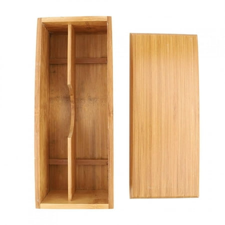 

Mgaxyff Chopsticks Box Bamboo Storage Box Tableware Spoon Cage Hotel Kitchen for Restaurant Home Use