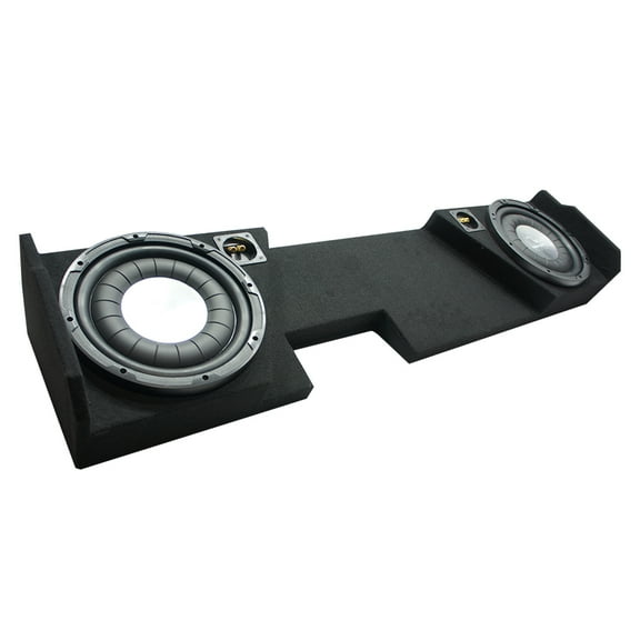 2014-2018 Chevy Silverado Double Cab Harmony HA-F104 Dual 10" Sub Box 2 Ohm New