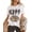 White, variant on Women Kiss Leopard Lips T-Shirt Lipstick Shirt