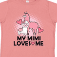 thumbnail image 4 of Inktastic My Mimi Loves Me Llama Girls Toddler T-Shirt, 4 of 5