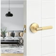 thumbnail image 3 of Sure-Loc Ap100-Rd Grip-Kn Aspra Round Non-Turning One-Sided Dummy Door Lever - Satin Brass, 3 of 5