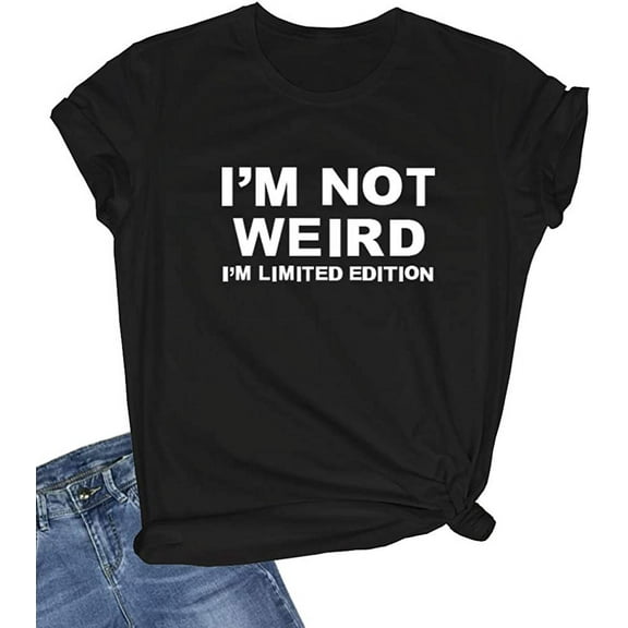 Women's Cute T Shirt Junior Tops Teen Girls Graphic Tees Summer Top Casual Round Neck