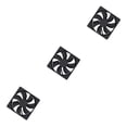 thumbnail image 4 of Sidaley Computer Case Fan Black Quiet DC Pin Heat-removal Dissipation 12V Performance 2 PC Connector Accessories Supplies Type1 NO1, 4 of 6