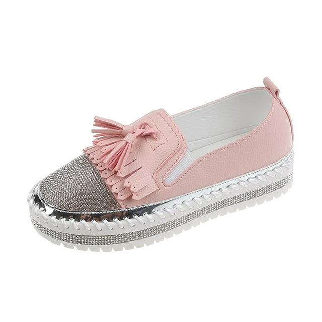 Amzcrzy Zapatos de mujer,Zapatos de mujer,Zapatillas de mujer, Zapatos de suela plana con diamantes de imitación para mujer, zapatos casuales de un solo pie. Sandalias Mujer Zapatillas De Casa