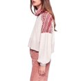 thumbnail image 3 of Free People Womens At the Lodge Pullover Sweater, Off-White, X-Small, 3 of 3