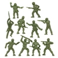 thumbnail image 4 of BMC Classic OD Green Plastic Army Men - 40pc WW2 Soldier Figures - Made in USA, 4 of 6