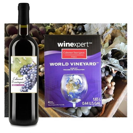 Cabernet Sauvignon 1 Gallon Wine Kit from World (Best Cabernet Sauvignon Under 30 Dollars)