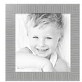thumbnail image 2 of ArtToFrames 20" x 21" Steel Ripple Brushed Picture Frame, 20x21 inch Silver Wood Poster Frame (WOM-5269),  Pack, 2 of 7