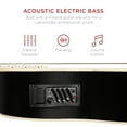 thumbnail image 6 of Best Choice Products 22-Fret Full Size Acoustic Electric Bass Guitar w/ 4-Band Equalizer, Truss Rod - Black, 6 of 8