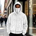 thumbnail image 7 of Lounge Zip Up Hoods for Man Fall Winter Long Sleeve Warm Fuzzy Plain Jackets Hood Outfits Sweatshirt Mens 2026 Trendy, 7 of 7