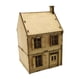 thumbnail image 5 of Kits de modelos de madera 1/72, Kits de modelos de construcción europeos, adornos, escena de arquitectura, modelo de casa en miniatura para decoración, 5 of 9
