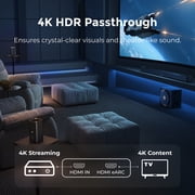 ULTIMEA 7.1.4ch Sound Bar with Dolby Atmos, Surround Sound System for TV with 2 Surround Speakers, Sound Bar for Smart TV, Soundbar with Subwoofer for Home Theater, BT 5.4, HDMI eARC, Skywave Series