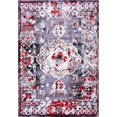 thumbnail image 1 of Athens Red Gray Geometric Traditional Area Rug 5'2" x 7'5", 1 of 6