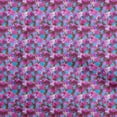 thumbnail image 1 of oneOone Rayonne Fuschia Tissu Rose Abstracts Robe Tissu Tissu Imprimé par la Cour 56 Pouces de Large, 1 of 5