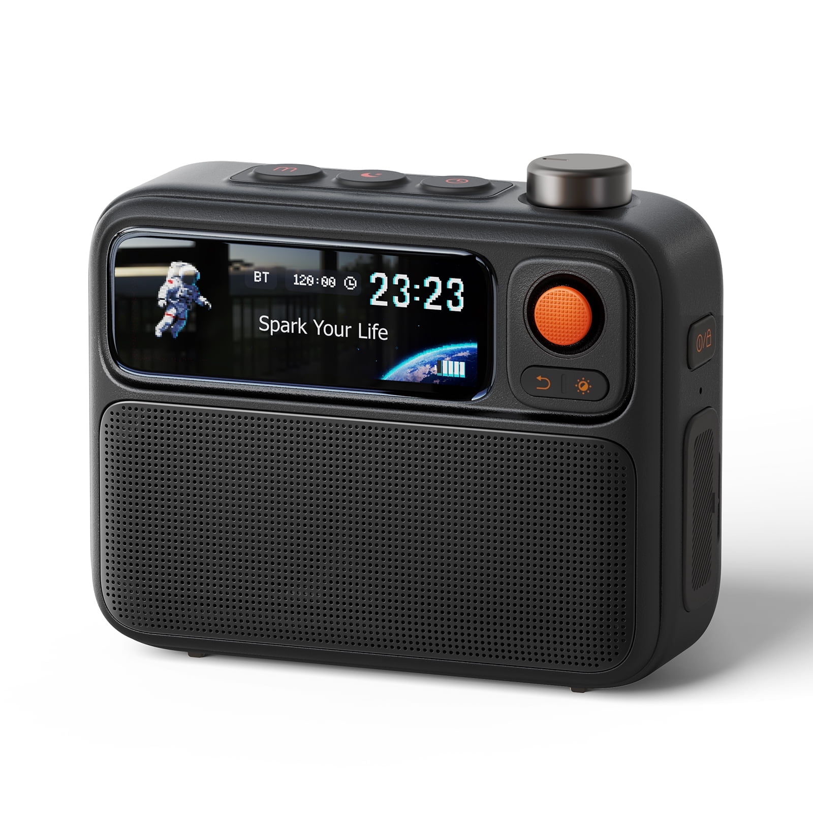 Divoom FlowToo Smart Sleep Speaker with White Noise Machine, Night Light, Alarm Clock, Bluetooth Speaker, Smart Display and App Control