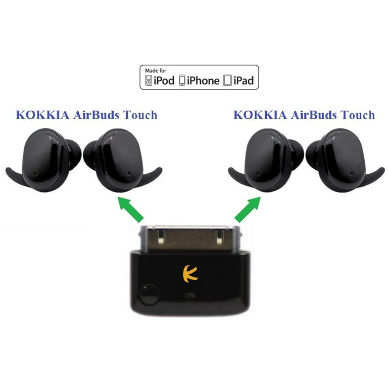 KOKKIA i10_Pro (Black) : Bluetooth Transmitter Splitter with switchable aptX/Low-Latency aptX/FastStream/SBC codecs, for compatible iPhone,iPad,iPod KOKKIA i10_Pro (Black) : Bluetooth Transmitter Splitter with switchable aptX/Low-Latency aptX/FastStream/SBC codecs, for compatible iPhone,iPad,iPod