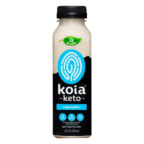 Koia Cake Batter Plant Powered Keto Protein Shake, 12 Ounce 6 per