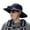 Black, variant on Ticikt Solar Fan Hat,Wide Brim Solar Fan Outdoor Fishing Hat,Men Sun Hat with 1 Solar Fans Fishing Hats, Adjustable Fans Hats,Color:Light Gray