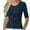 Navy, variant on Cqxid525 Womens Short Sleeve Tops Women's Short Sleeve Boat Neck Shirts Ruched Side Slim Fit Basic Casual T Shirts Summer Casual Tee Tops