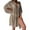 501_Khaki, variant on Lroveb Swimsuit Coverup for Women Summer Solid Color Cotton Shirt Style Loose Beach Cardigan Vacation Jacket Bikini Cover Up Outerwear Beachwear