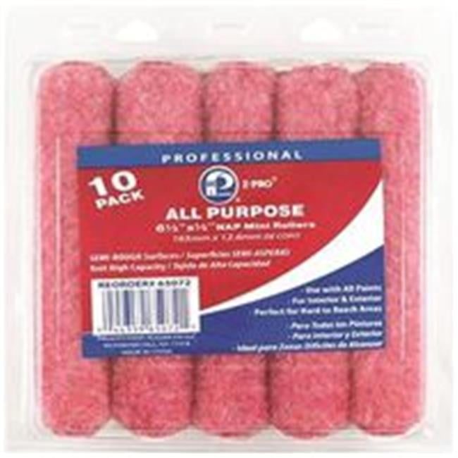 Premier Z-Pro 6-1/2 In. x 1/2 In. Knit Mini Roller Cover (10-Pack) 65072