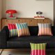 thumbnail image 4 of Fundas de Cojín de Terciopelo, Suaves y Acogedoras, con un Toque para Sofá, Cama y Sala de Estar, con Diseño de Tiras Cuadradas, Modernas., 4 of 5