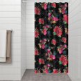 thumbnail image 3 of Waterproof Pioneer Shower Curtain 36x72 Inch Polyester Unique Colorful Floral Shower Curtain for Bathroom Hotel Home Decor with 7 Plastic Hooks, 3 of 5