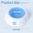 thumbnail image 3 of Cooling Dog Bowl for Summer Heat, Frosty Pet Water Bowl for Dogs Cats, Detachable Freezable Dog Bowl with Non- Base, Keeps Water Cold for Hours, Food Grade Pet Feeding Bowl, 3 of 6