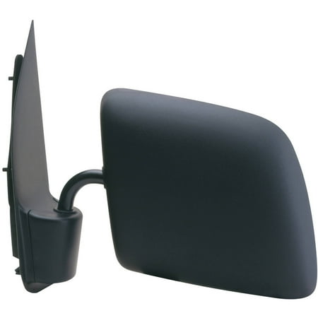 Econoline Van Power Mirror 61062F - Fit System Driver Side Mirror for 92-06 Ford Econoline Van, black, foldaway, Manual ()