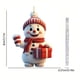 thumbnail image 4 of Muñeco Nieve para Navidad Mini Adornos Colgantes Favores Fiesta (Estilo D), 4 of 4