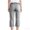 1-Black, variant on Striped Capri Pants for Women Casual Lightweight Slacks Trendy Summer Drawstring Elastic High Waist Straight Leg Linen Pants Casual Beach Cropped Trousers with Pockets 1-Red XXL